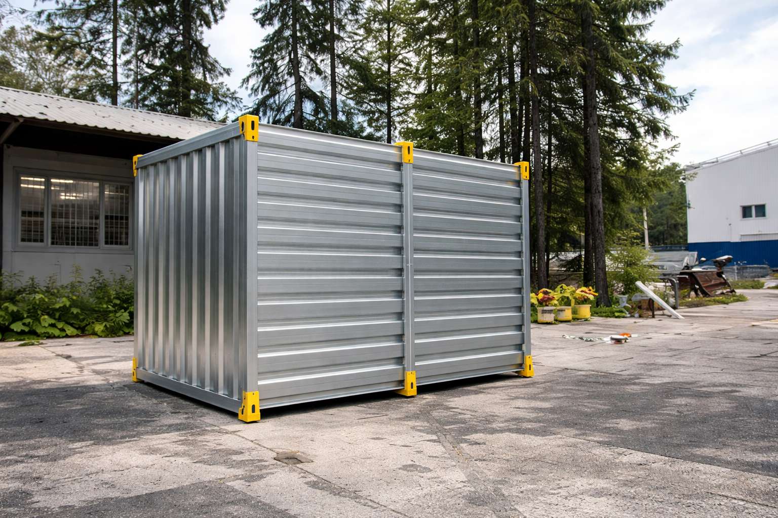 Сборно-разборный контейнер для склада